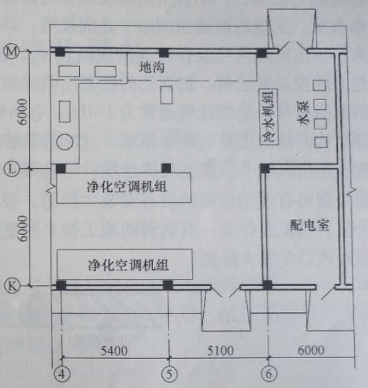 图1-2 经修改后的机房平面布置图